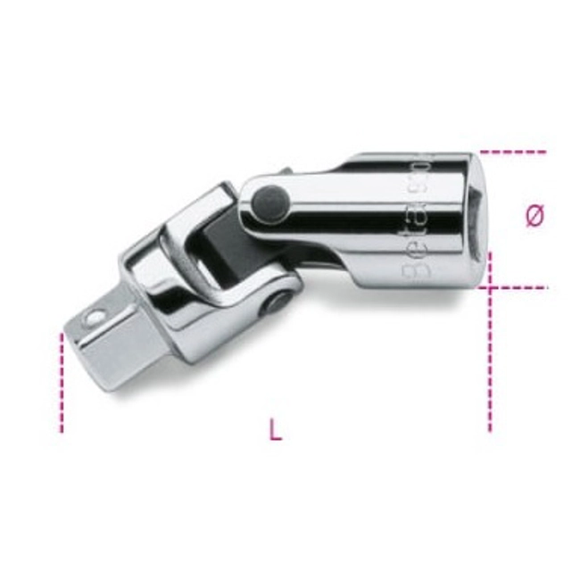 Vendita online Snodo con attacchi quadri, maschio e femmina 1/4